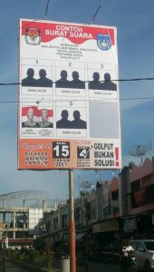 Alat peraga kampanye di Langsa diduga salahi Aturan