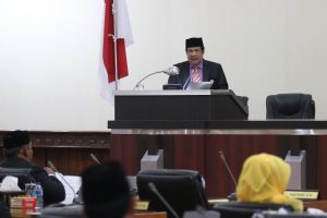 Foto: Sekda Aceh hadiri rapat paripurna dengarkan tanggapan Banleg DPRA