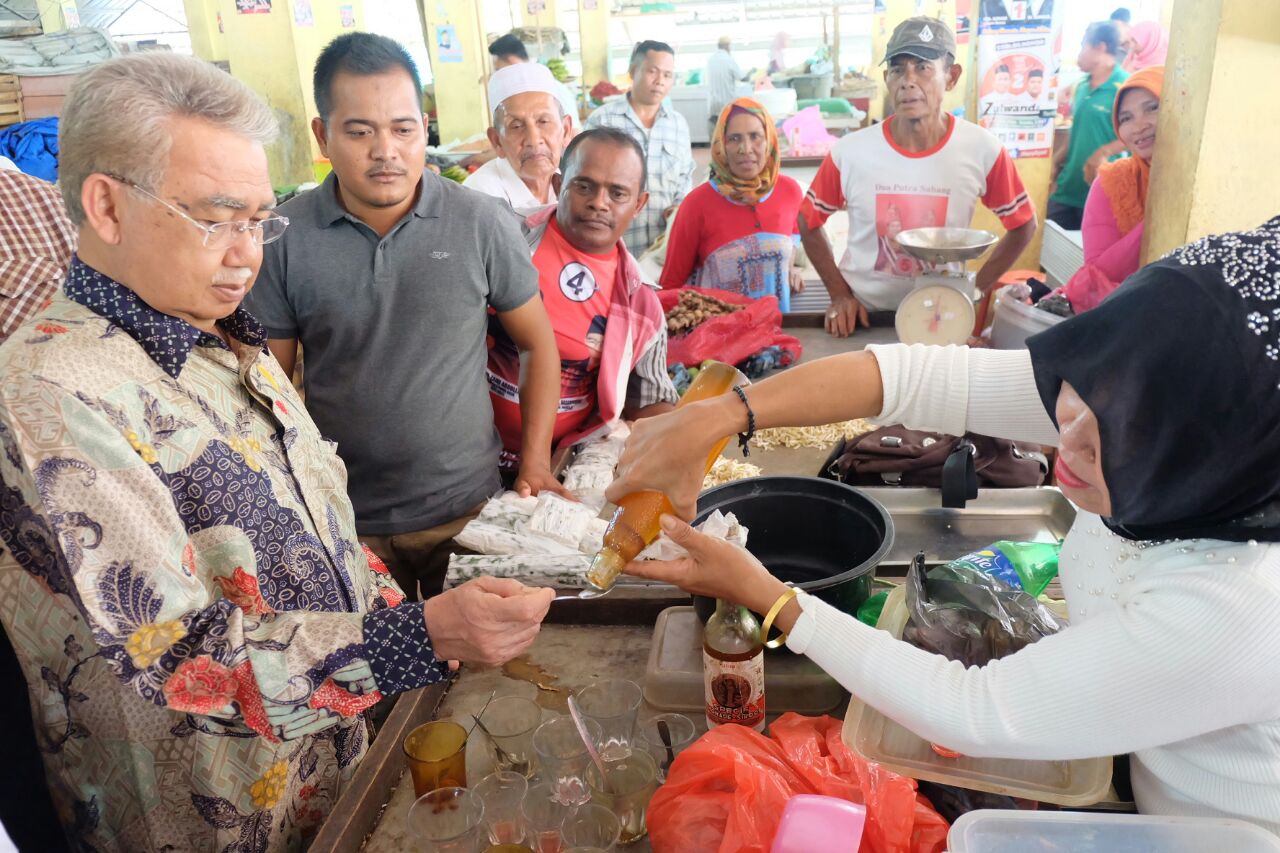 Tiba di Sabang, Abu doto kunjungi pasar pagi