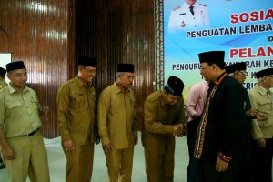 Pengurus MKKS tingkat SMP di Aceh Tengah dilantik
