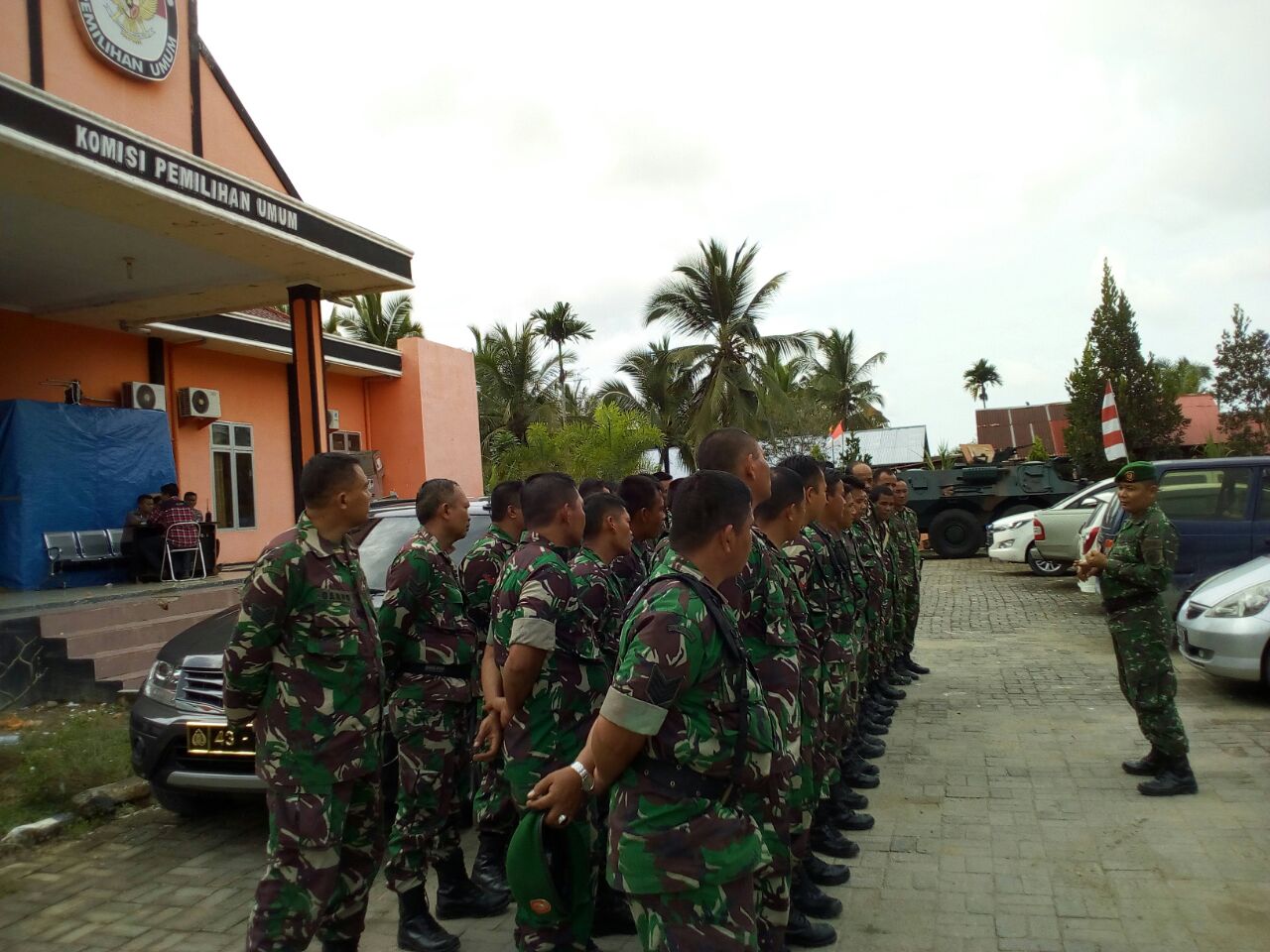 Koramil jajaran Kodim amankan Kantor KIP Aceh Timur