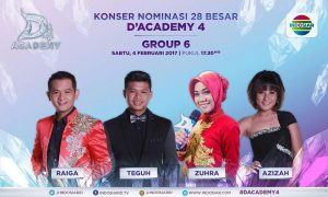 Zuhra tersenggol di konser top 28 Dangdut Academy 4