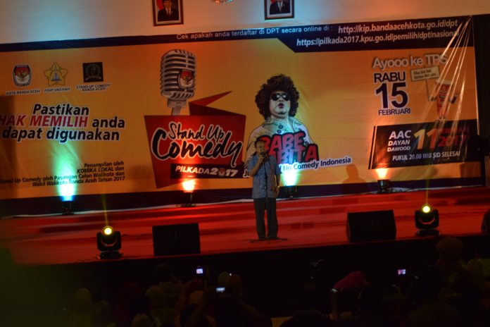WhatsApp Image 2017-02-11 at 21.51.21 KIP Banda Aceh gelar Stand Up Comedy Pilkada 2017