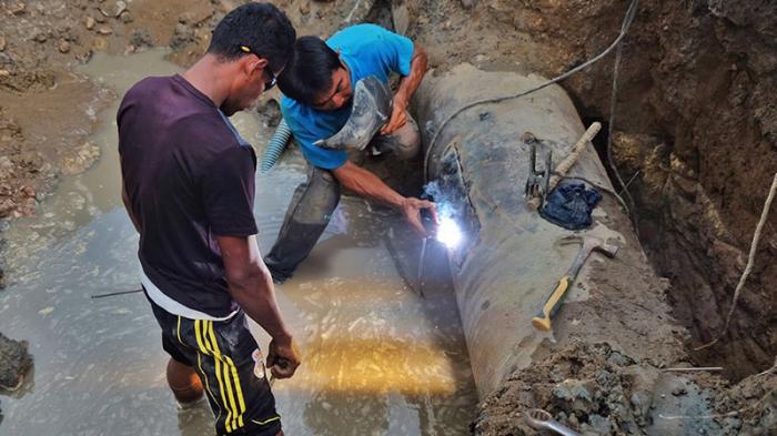 Perbaikan pipa 20 hari, Illiza: Mohon maaf