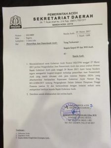 Kasus pengembalian aset, Sekda Aceh surati Satpol PP dan WH