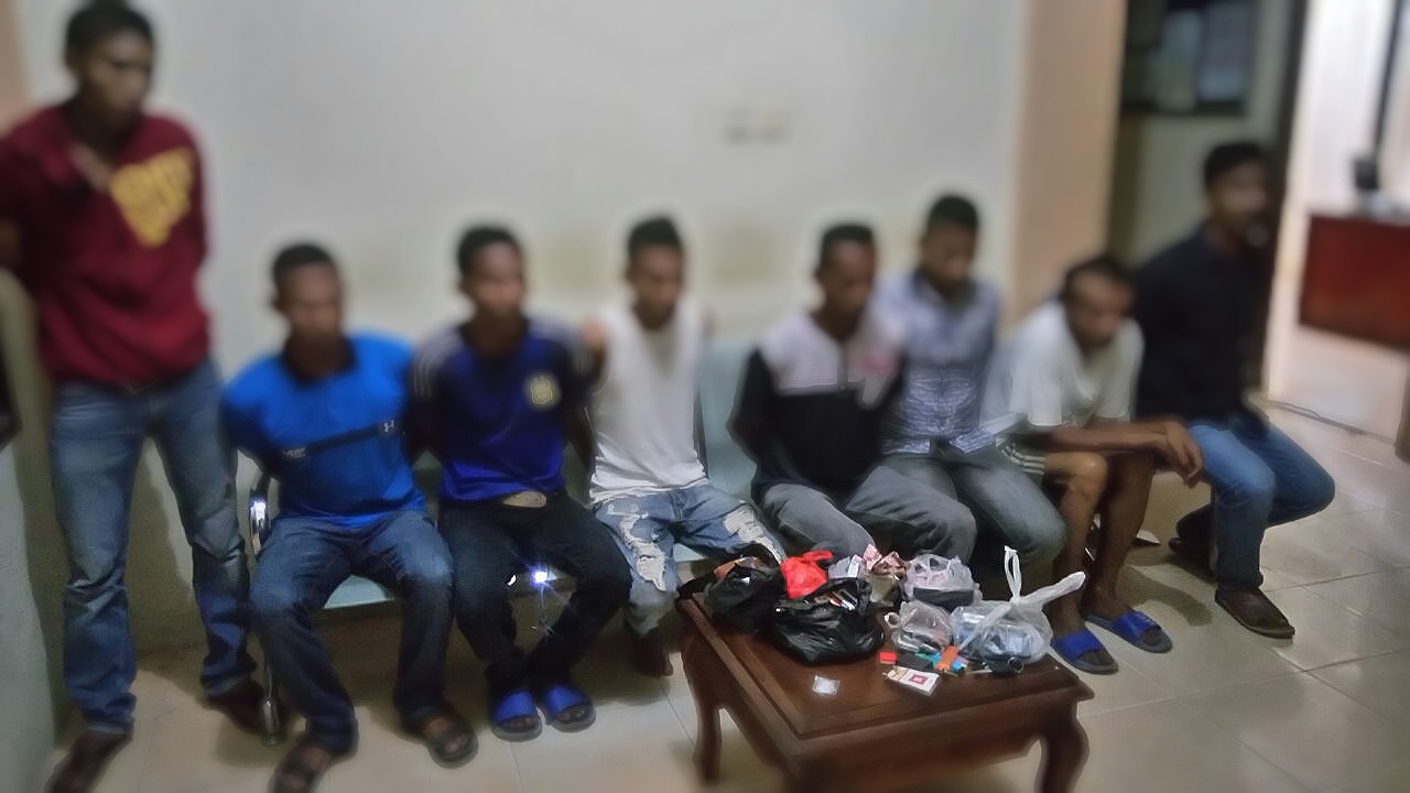 Polres Aceh Utara tangkap pemain judi, 1 orang kantongi sabu-sabu