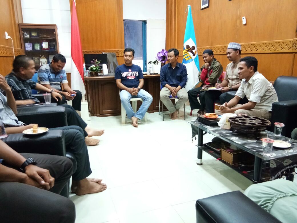 PDDA kunker ke kantor KNPI Aceh