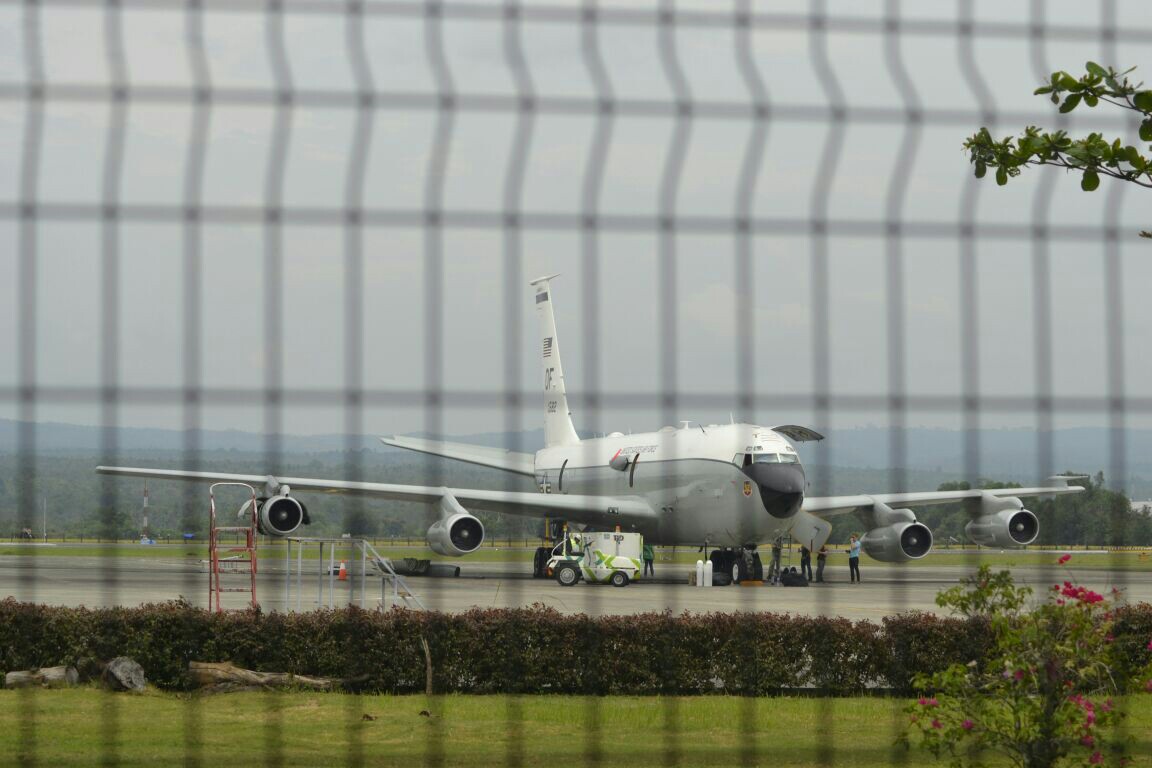 Foto: Pesawat militer AS di Bandara SIM Aceh Besar