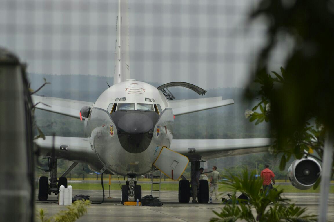 Foto: Pesawat militer AS di Bandara SIM Aceh Besar