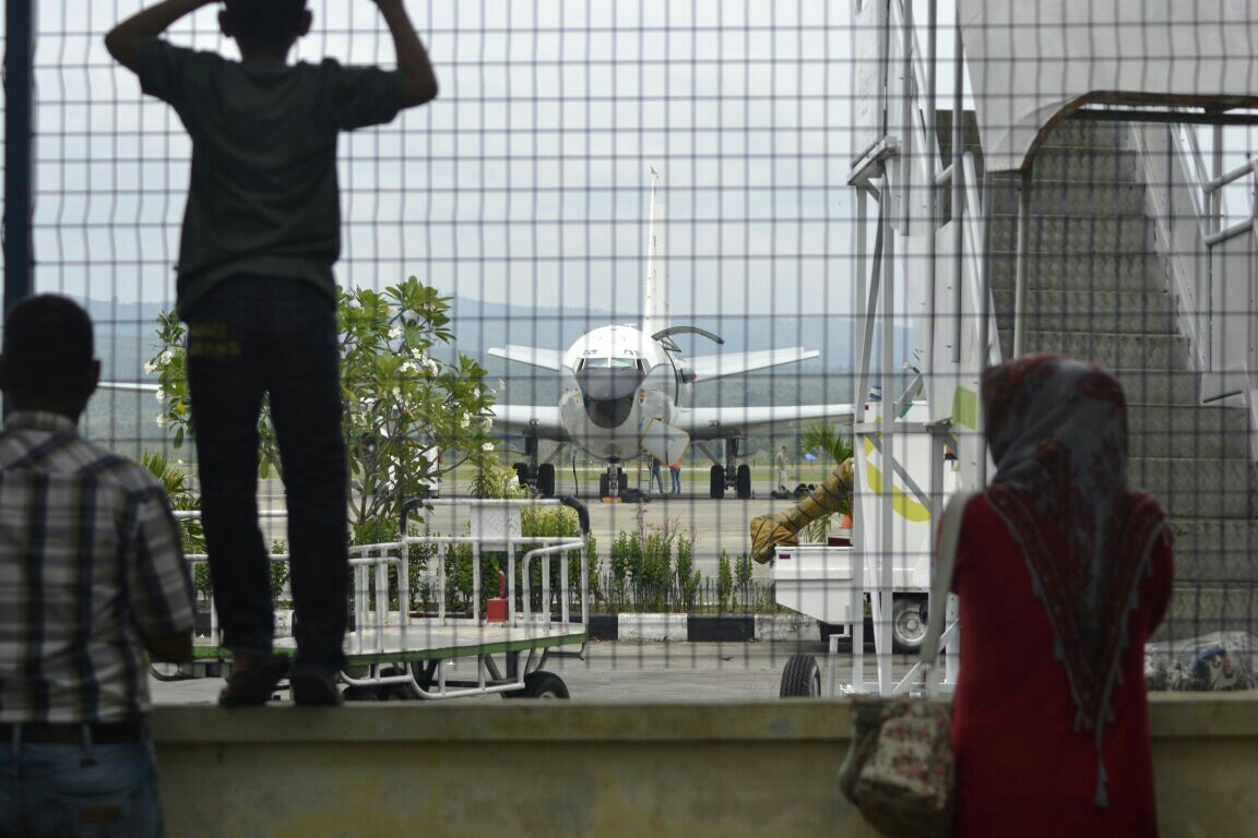 Foto: Pesawat militer AS di Bandara SIM Aceh Besar