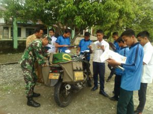 Siswa Seunagan Timur 'serang' motor Babinsa