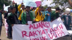 Mahasiswa minta penyelesaian sengketa pilkada Aceh merujuk UUPA