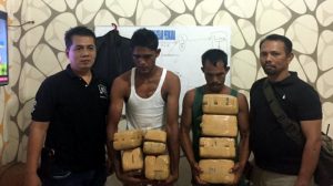 Bawa ganja 16 kg, dua warga Jambo Aye ditangkap