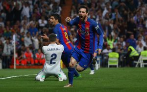 Messi 2 gol, Real Madrid kalah