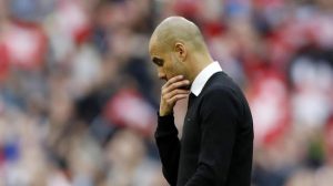 Man City kalah, Guardiola pertama kali tanpa gelar