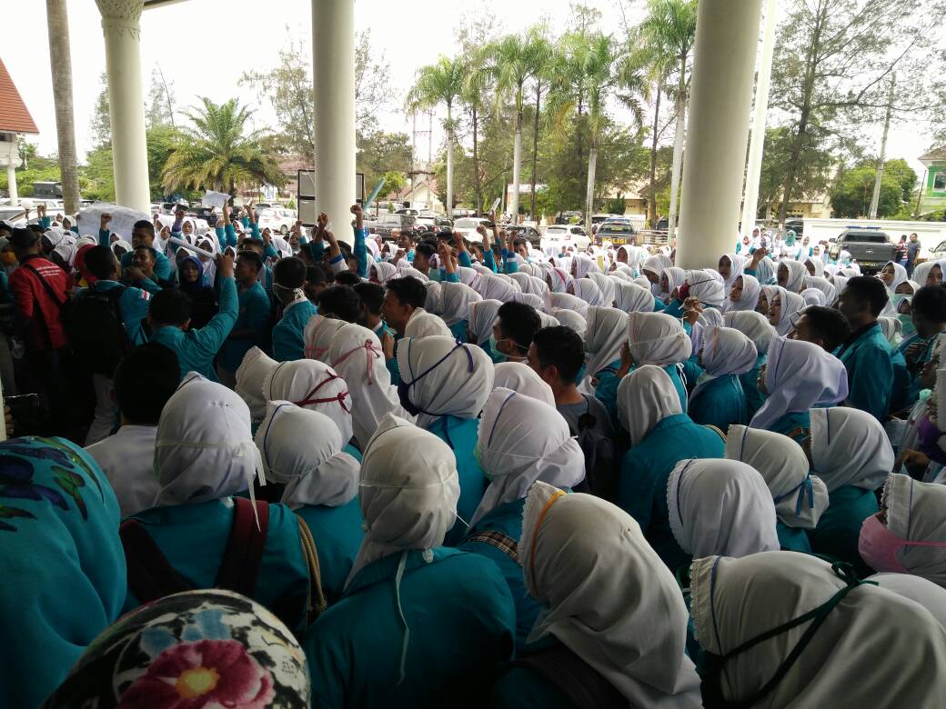 Permasalahan Akkes, mahasiswa kembali demo tolak keputusan Pemkab