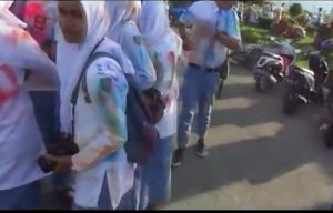 Selesai UN, ratusan pelajar SMA di Langsa coret seragam