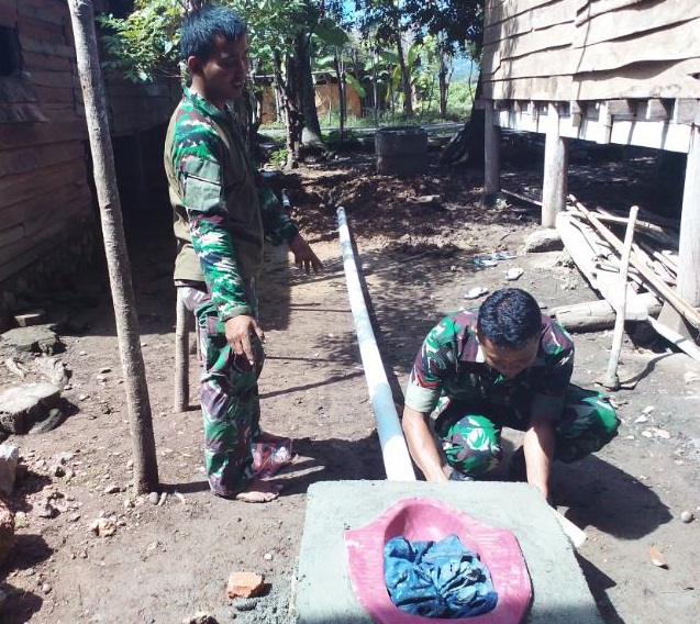 Babinsa buat program jambanisasi, bantu keluarga miskin