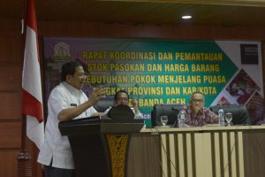 Jelang puasa, Pemerintah Aceh gelar rapat pemantauan harga barang