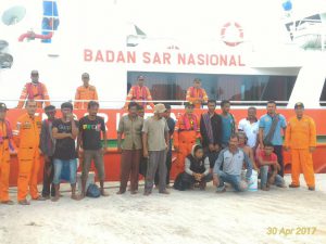 Nelayan korban Kapal yang terbakar siang ini tiba di Banda Aceh
