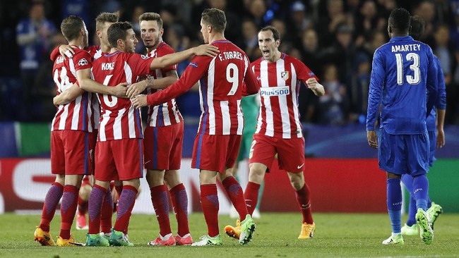 Hasil 1-1 lawan Leicester, Atletico lolos ke semifinal