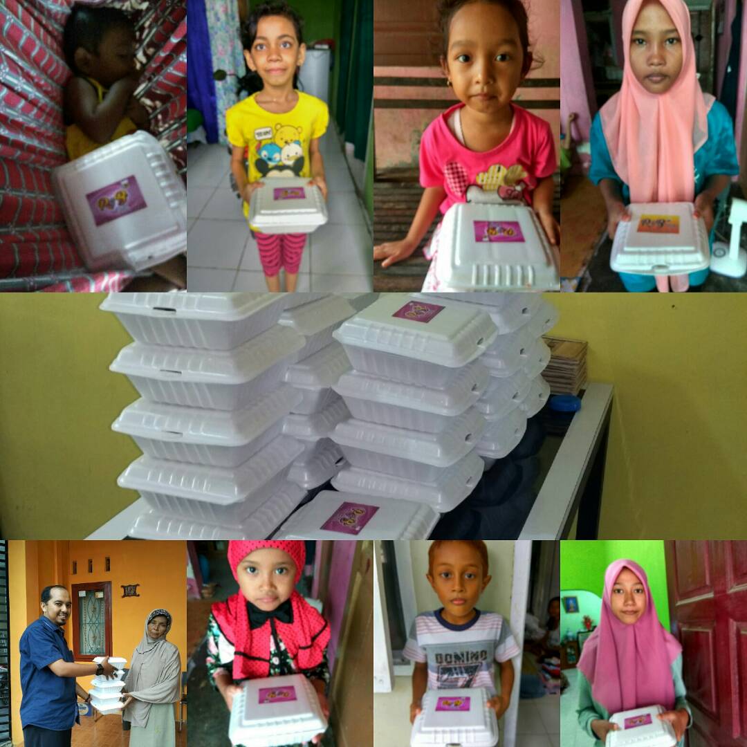 KAS bagikan 30 nasi kotak untuk anak yatim dan dhuafa di Banda Aceh