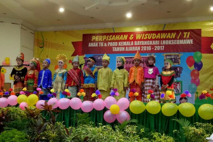 103 siswa TK dan Paud YKB Lhokseumawe diwisuda