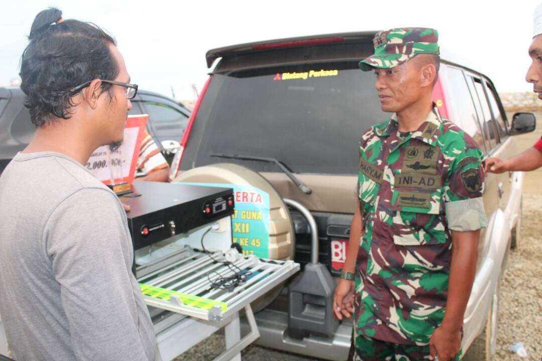 TTG di Aceh Selatan, inovasi mesin tetas telur full otomatis bikin Dandim tertarik