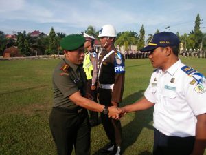 Dandim Aceh Utara pimpin apel gelar pasukan Operasi Patuh Rencong