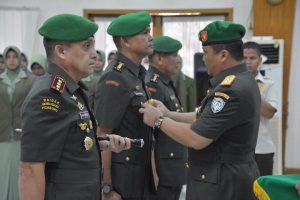 Mayjen TNI Fachrudin pimpin sertijab pergantian Kabintaldam dan Danrindam