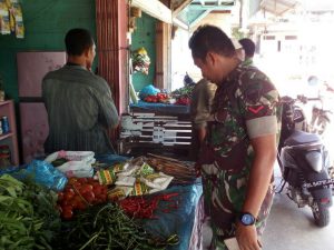 Jelang lebaran, Kodim Aceh Utara pantau harga sembako di pasa
