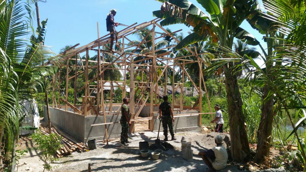Kodim Aceh Utara kebut pembangunan rumah bantuan