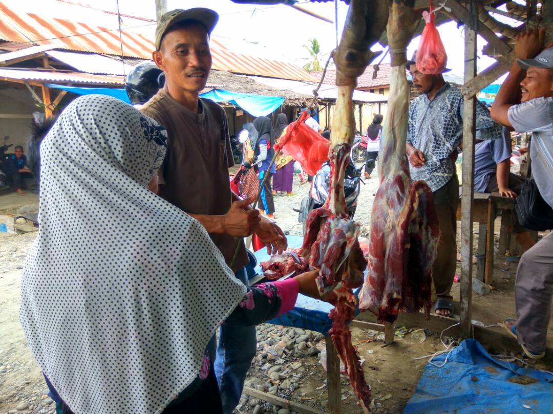 Harga daging meugang di Nagan Raya Rp170.000 per kilogram