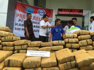 Napi di Lapas Aceh atur pengiriman 222 kg ganja ke Sumut dan Riau