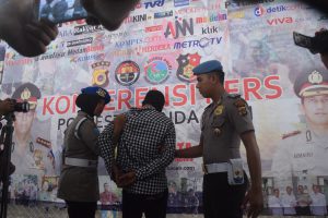 Pelaku pembunuhan di Gampong Mulia telah diboyong ke Mapolresta