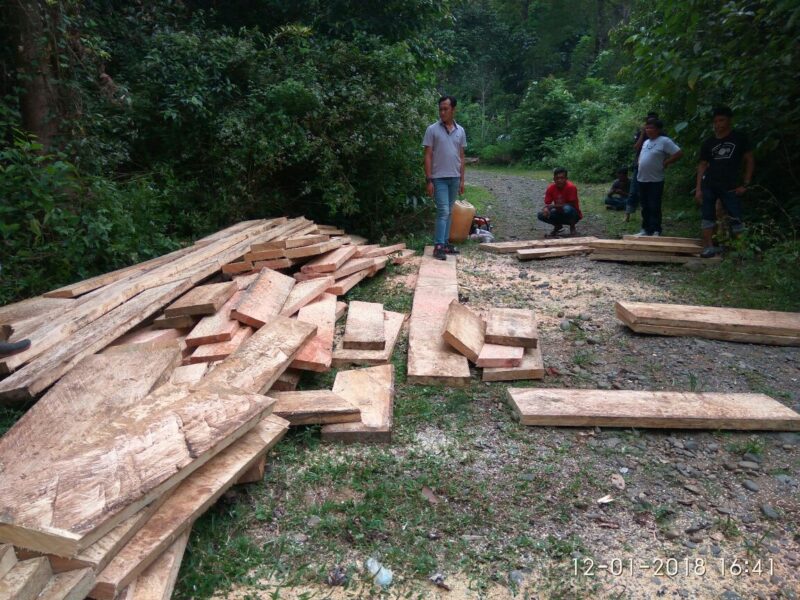 2 pelaku perambahan hutan di Aceh Besar ditangkap