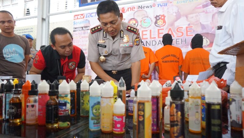 Pengoplos liquid vapor di Banda Aceh ditangkap