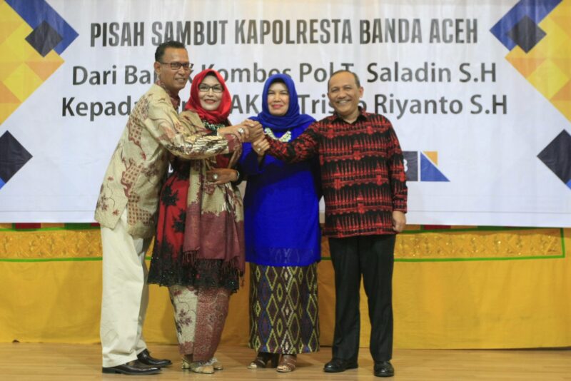 Kepada Kapolresta Banda Aceh baru, Aminullah: lanjutkan hubungan baik