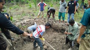 Warga Aceh Utara temukan tulang manusia di sumur tua