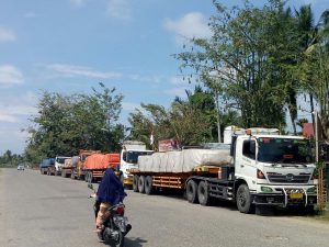 Kecewa dengan perekrutan PT PDSI, LSM di Aceh Utara hadang truk
