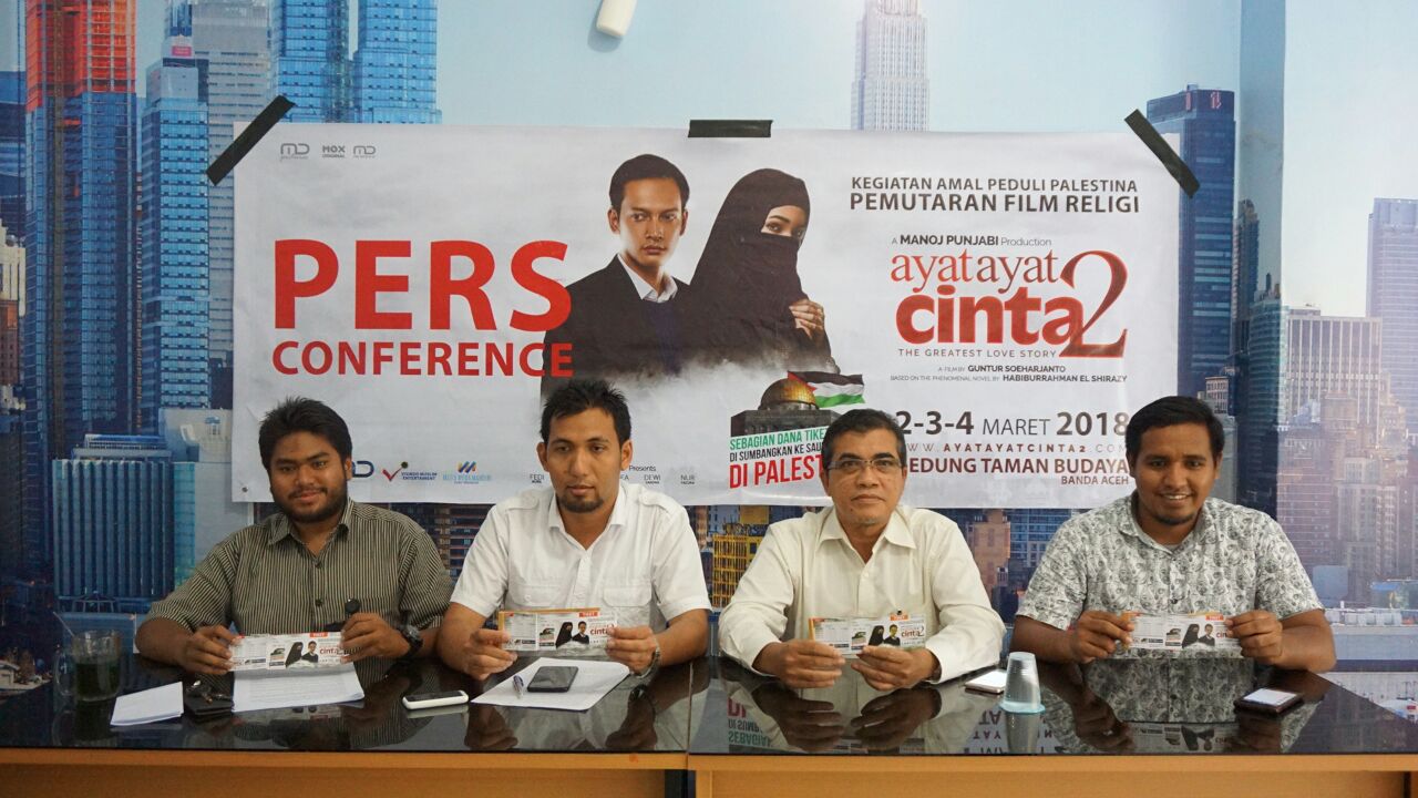 Film Ayat-Ayat Cinta 2 diputar di Banda Aceh, ini harga tiket