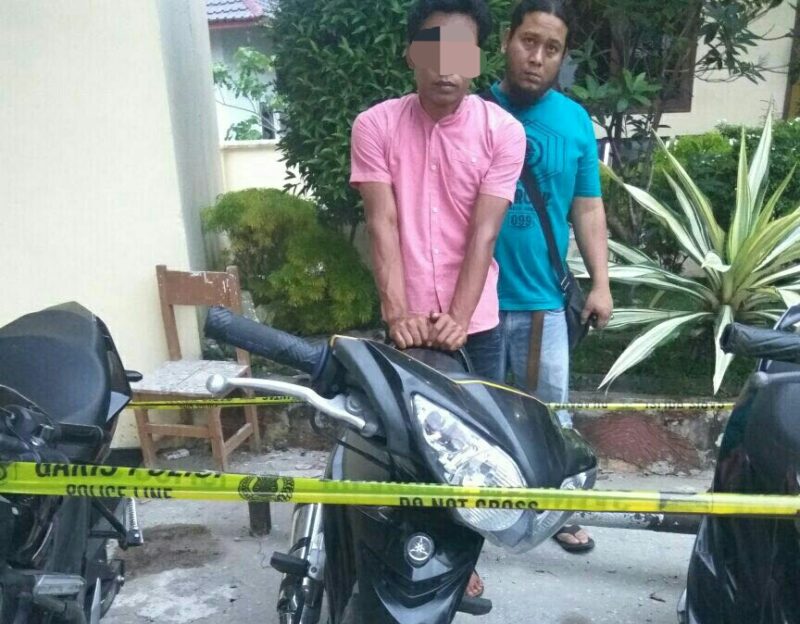 Serahkan diri ke kantor keuchik, pelaku curanmor di Langsa diamankan