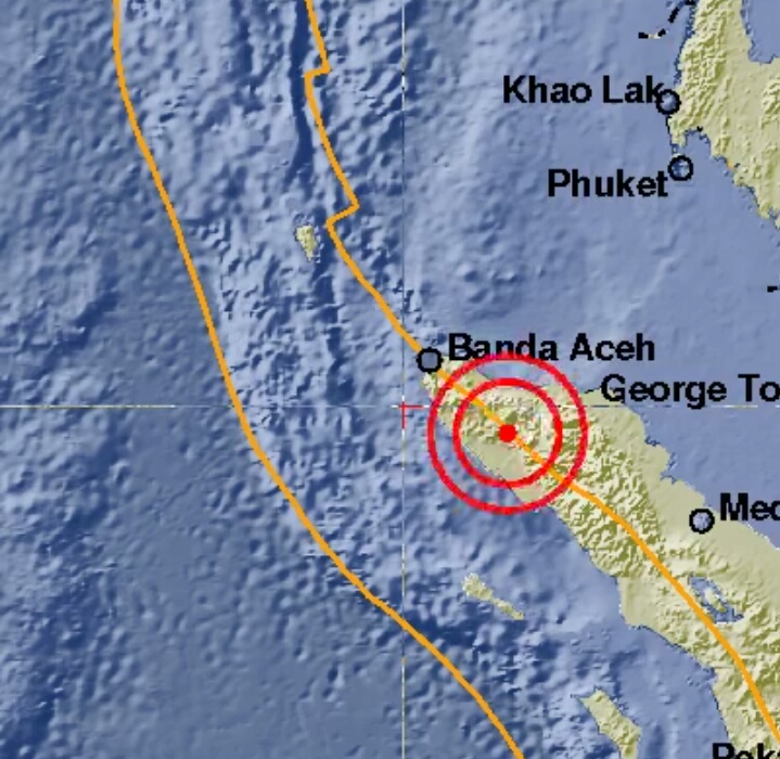 Gempa 5,3 SR guncang Banda Aceh dan sekitarnya