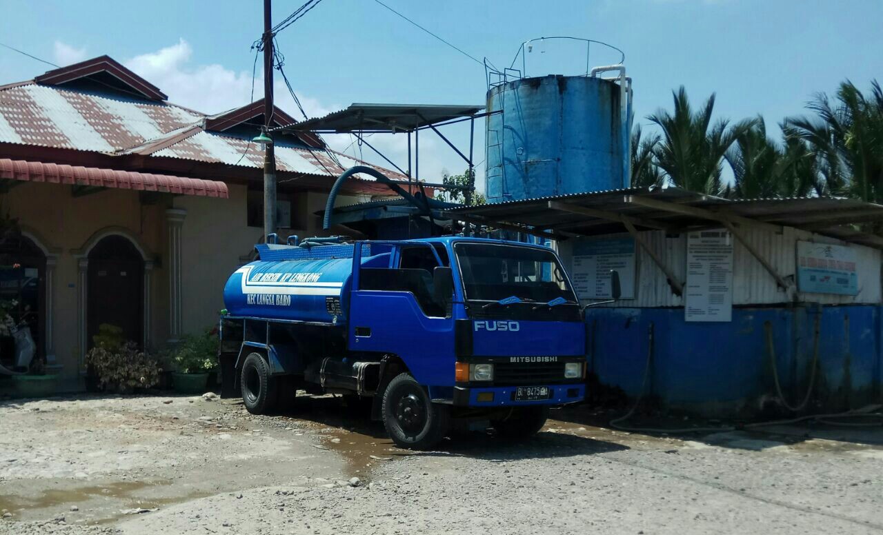 Puluhan usaha sumur pengeksploitasi air tanah di Gampong Lengkong ilegal