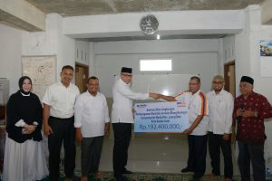 Wagub Aceh terima CSR dari BRI untuk pembangunan mushalla