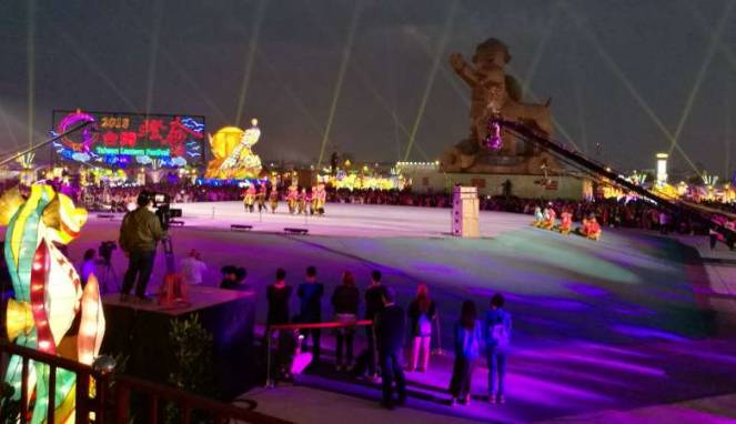 Tari Saman tampil di pembukaan festival lampion Taiwan