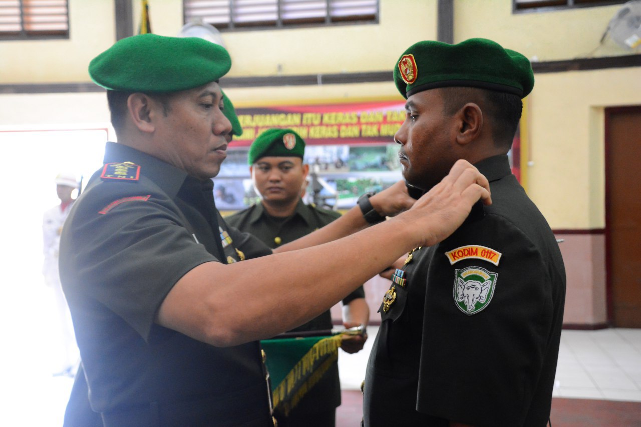Deki Rayusyah Putra dilantik jadi Dandim 0117/Aceh Tamiang
