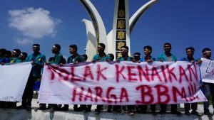 Mahasiswa Aceh tolak kenaikan BBM, Orator: Pemerintah ingin membunuh rakyat