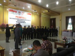 KIP langsa lantik 15 anggota PPK dan 198 anggota PPS