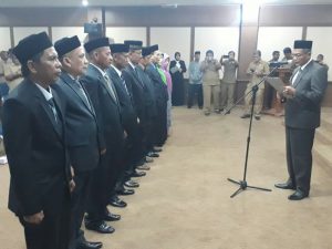 Jamin lantik 9 penjabat di lingkungan pemerintahan Nagan Raya